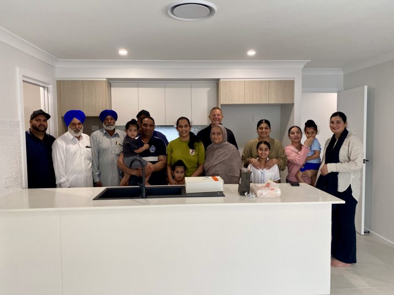 Harpreet, Gurpreet, Keerit, Jujhar & family — happy homeowners with Own A Home Now